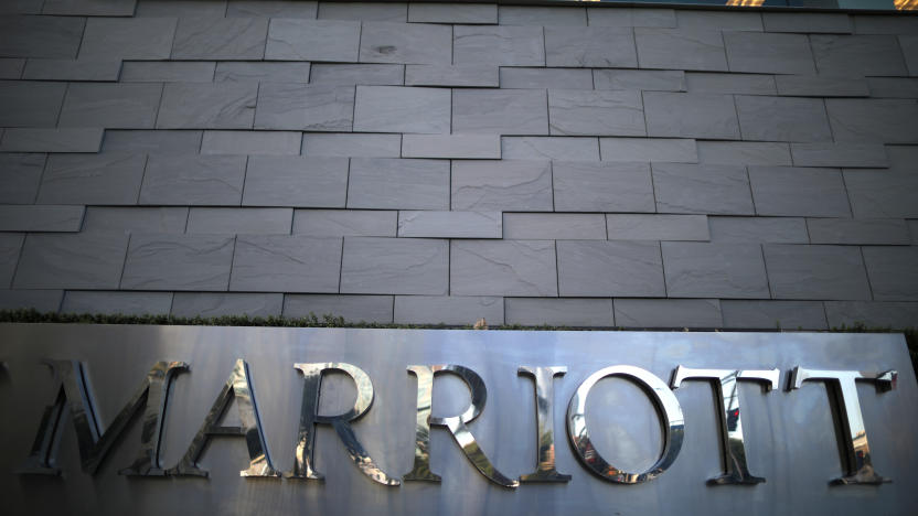 FILE PHOTO: A JW Marriott hotel is seen in Los Angeles, California U.S. November 7, 2017. REUTERS/Lucy Nicholson/File Photo