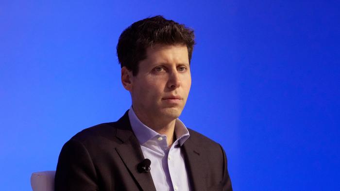 Open AI CEO Sam Altman participates in a discussion entitled 'Charting the Path Forward: The Future of Artificial Intelligence" during the Asia-Pacific Economic Cooperation (APEC) CEO Summit, Thursday, Nov. 16, 2023, in San Francisco. 