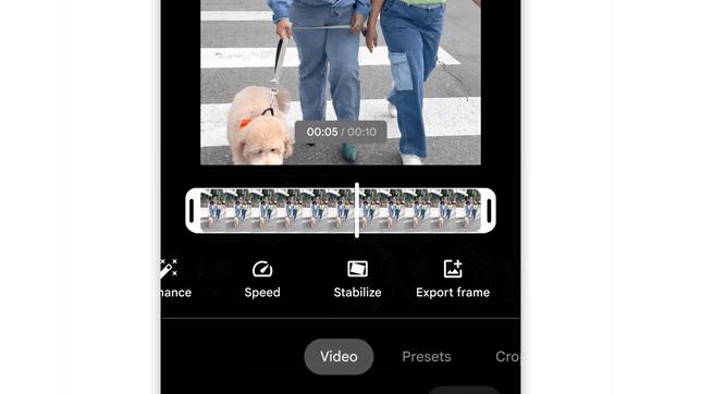 Google rolled out some new features including an AI powered video editor for its photos app. 