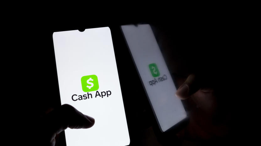 The Cash App logo displays on a smartphone screen in Athens, Greece, on October 20, 2024. (Photo by Nikolas Kokovlis/NurPhoto via Getty Images)