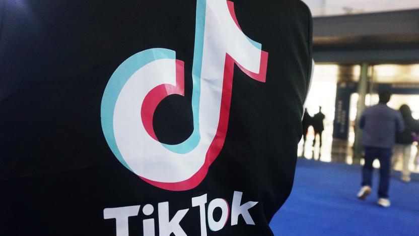 HANGZHOU, CHINA - JANUARY 21, 2024 - Photo taken on Jan 21, 2024 shows the TikTok logo in Hangzhou, East China's Zhejiang province. (Photo credit should read CFOTO/Future Publishing via Getty Images)