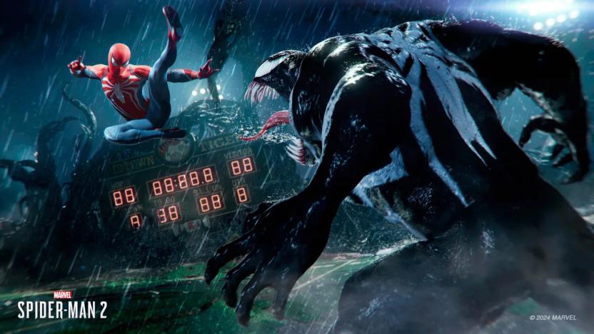 Peter Parker and Miles Morales take on Venom in Marvel's Spider-Man 2 headed to PC in January of 2025.