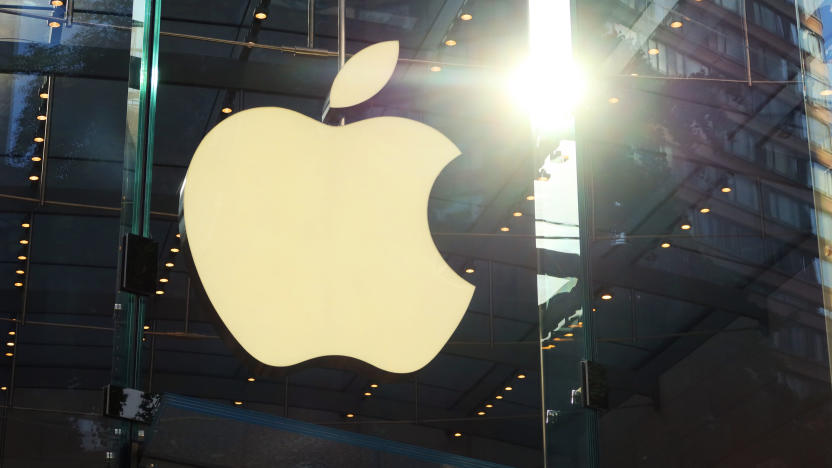 NEW YORK, NY - JUNE 25: The sun reflects off the glass facade of the Upper West Side Apple store on June 25, 2024, in New York City.  (Photo by Gary Hershorn/Getty Images)