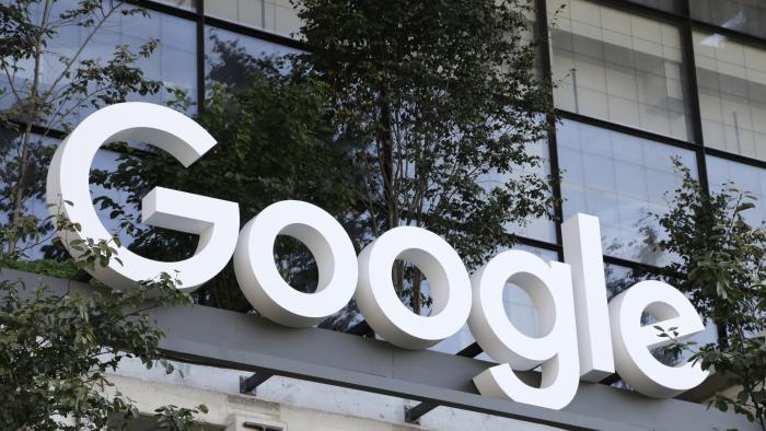 The Google sign is shown over an entrance to the company's new building in New York on Wednesday, Sept. 6, 2023. If government regulators prevail in the biggest U.S. antitrust trial in a quarter century, it's likely to unleash drastic changes designed to undermining the dominance of the Google search engine that defines the internet for billions of people. (AP Photo/Peter Morgan)