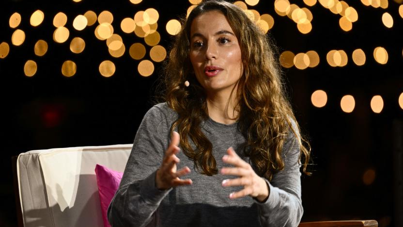 Mira Murati, Chief Technology Officer of OpenAI, speaks during The Wall Street Journal's WSJ Tech Live Conference in Laguna Beach, California on October 17, 2023. (Photo by Patrick T. Fallon / AFP) (Photo by PATRICK T. FALLON/AFP via Getty Images)