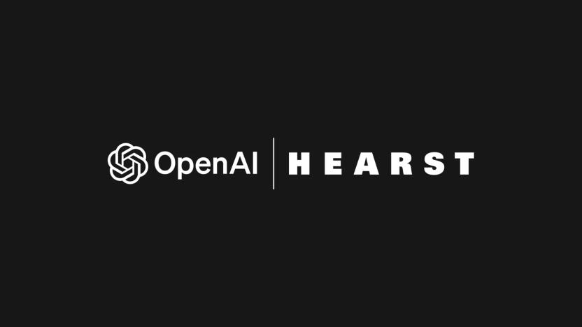 The OpenAI and Hearst logos appear on a black background