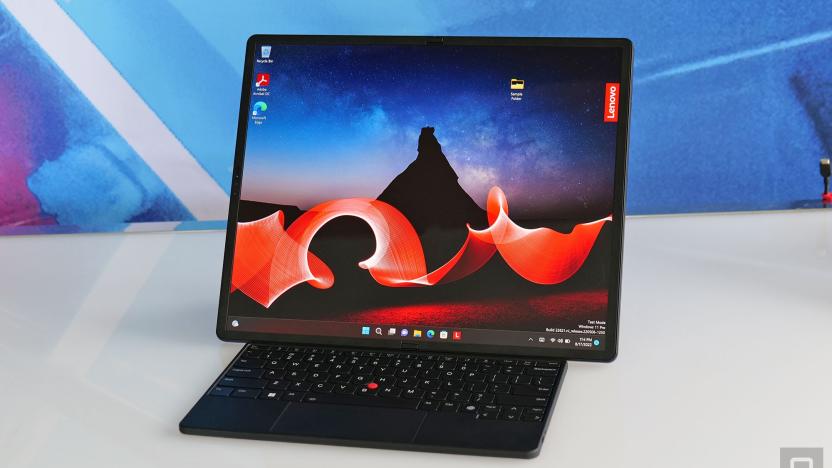 For 2022, the new ThinkPad X1 Fold features a brand new design and a much larger 16.3-inch flexible display. 