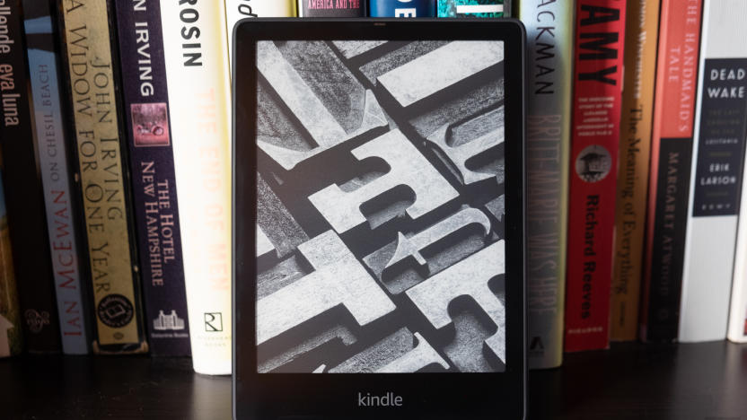 Amazon's latest Kindle Paperwhite e-reader, which was released at the end of October 2021.