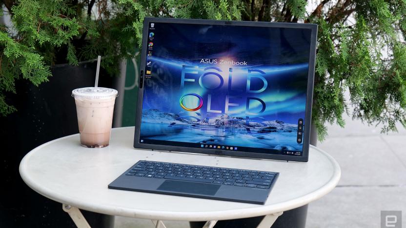 The decision to feature a 17.3-inch flexible display allows the Asus Zenbook 17 Fold OLED to better serve as a laptop and a portable desktop compared to Lenovo's ThinkPad X1 Fold from 2020. 