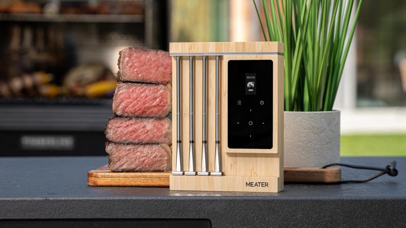 Meater Pro XL uses four of the company's updated wireless food probes to monitor your grilling session.