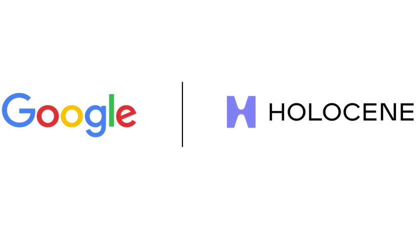 Google and Holocene logos