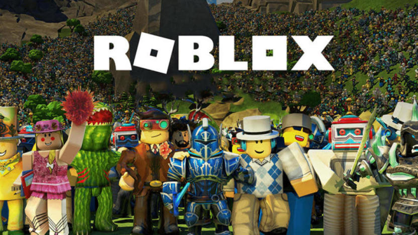 Roblox logo and splash image