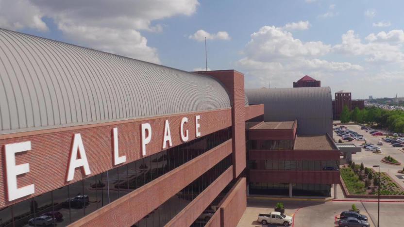 Photo of RealPage's headquarters. Angled view of building.