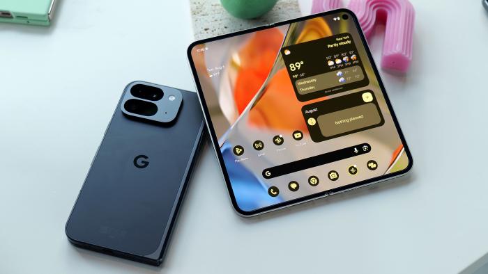 The Pixel 9 Pro Fold is Google's second-gen flexible phone. It sports a revamped design and an even larger 8-inch main display. 