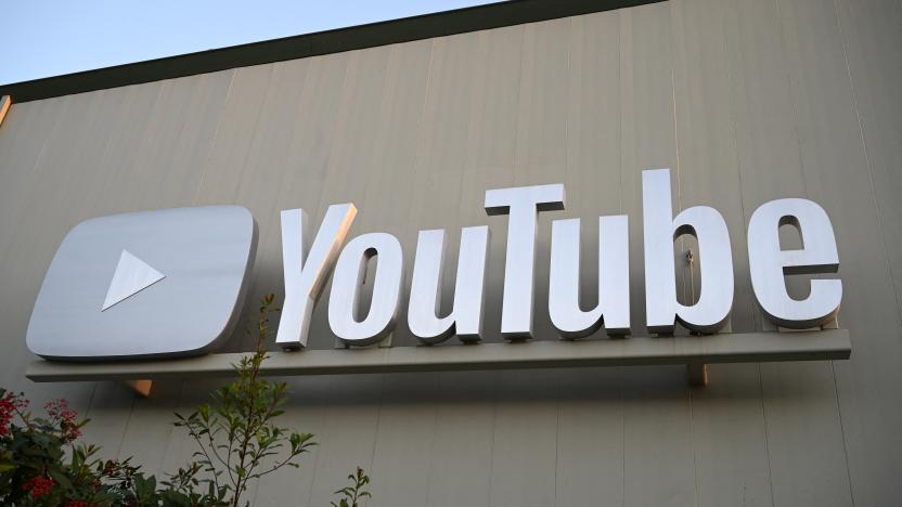 (FILES) An exterior view of the YouTube Space in Los Angeles, California, November 21, 2019. - YouTube on November 2, 2023, said it tweaked its recommendation system in the United States to prevent teens from bingeing on videos idealizing certain body types. The move comes about a week after dozens of US states accused Facebook and Instagram owner Meta of profiting "from children's pain," damaging their mental health and misleading people about the safety of its platforms. 